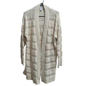 Old Navy, Cream, Long Sleeve Open Front Cardigan Size XL‎ EUC